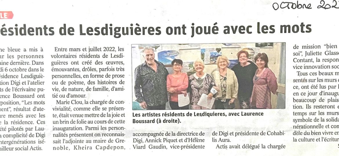 Exposition Résidence Lesdiguières à Grenoble