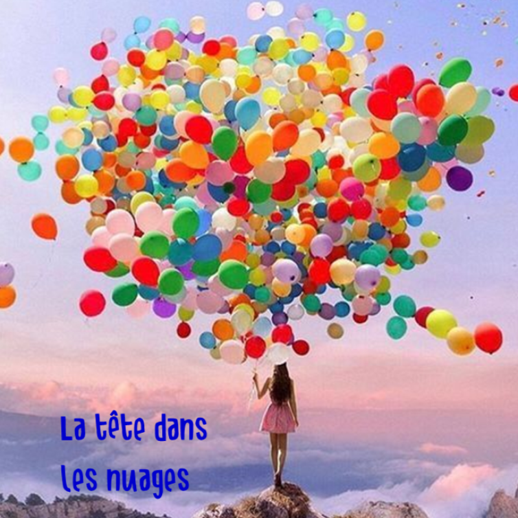 La tête dans le snuages